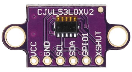 A common VL53L0X module. Title image A common VL53L0X module. Title image
