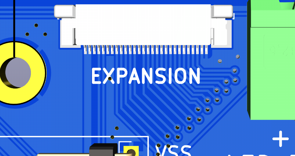 3D view of Flat Flex Connector